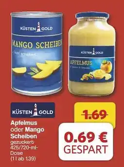 Famila Nord Ost Apfelmus oder Mango Scheiben Angebot