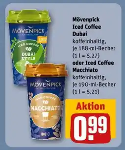 REWE Mövenpick Iced Coffee Dubai oder Iced Coffee Macchiato Angebot