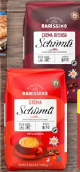 Aldi Nord Barissimo Schümli Kaffee Angebot