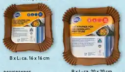 Aldi Nord Power Force Backpapier für Heißluftfritteuse Angebot