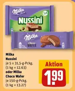 REWE Milka Nussini oder Milka Choco Wafer Angebot