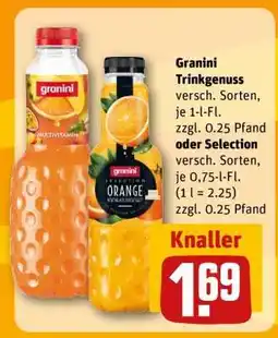 REWE Granini Trinkgenuss Angebot