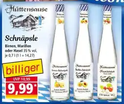 Norma HÜTTENSAUSE Schnäpsle Angebot