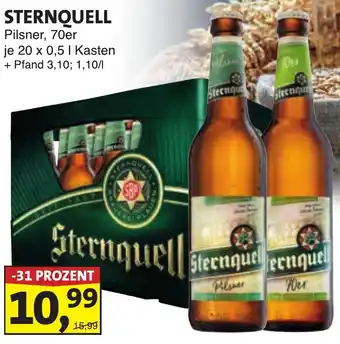 Lösch Depot STERNQUELL Pilsner, 70er Angebot