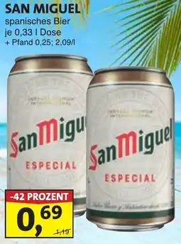 Lösch Depot SAN MIGUEL spanisches Bier Angebot
