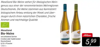 KONSUM Moselland Bio-Weine Angebot