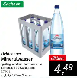 KONSUM Lichtenauer Mineralwasser Angebot