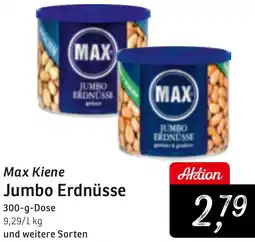 KONSUM Max Kiene Jumbo Erdnüsse Angebot