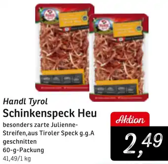 KONSUM Handl Tyrol Schinkenspeck Heu Angebot