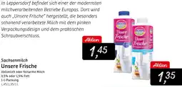 KONSUM Sachsenmilch Unsere Frische Angebot