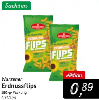 KONSUM Wurzener Erdnussflips Angebot