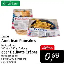 KONSUM Lawa American Pancakes oder Delikate Crêpes Angebot