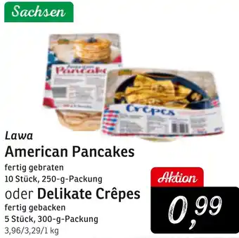 KONSUM Lawa American Pancakes oder Delikate Crêpes Angebot