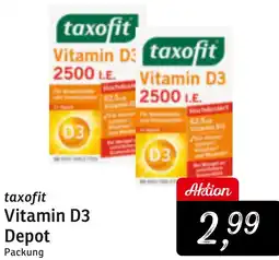 KONSUM taxofit Vitamin D3 Depot Angebot