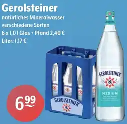 Getränke Hoffmann Gerolsteiner natürliches Mineralwasser Angebot