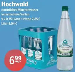 Getränke Hoffmann Hochwald natürliches Mineralwasser Angebot