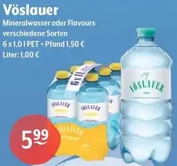 Getränke Hoffmann Vöslauer Mineralwasser oder Flavours Angebot