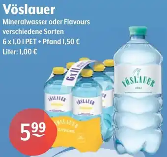 Getränke Hoffmann Vöslauer Mineralwasser oder Flavours Angebot