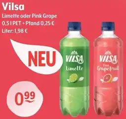 Getränke Hoffmann Vilsa Limette oder Pink Grape Angebot