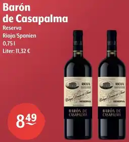 Getränke Hoffmann Barón de Casapalma Angebot