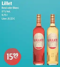 Getränke Hoffmann Lillet Rosé oder Blanc Angebot