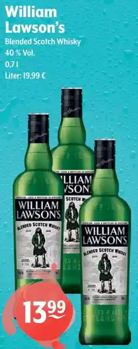 Getränke Hoffmann William Lawson's Blended Scotch Whisky Angebot