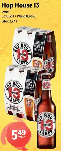 Getränke Hoffmann Hop House 13 Lager Angebot