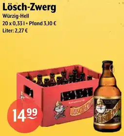 Getränke Hoffmann Lösch-Zwerg Würzig-Hell Angebot