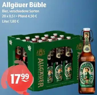 Getränke Hoffmann Allgäuer Büble Bier Angebot