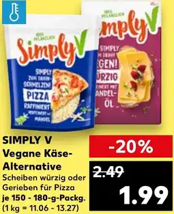 Kaufland SIMPLY V Vegane Käse Alternative Angebot