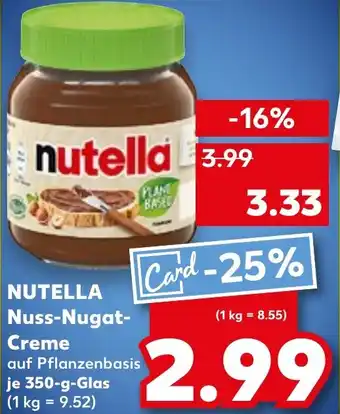 Kaufland NUTELLA Nuss-Nugat Creme Angebot