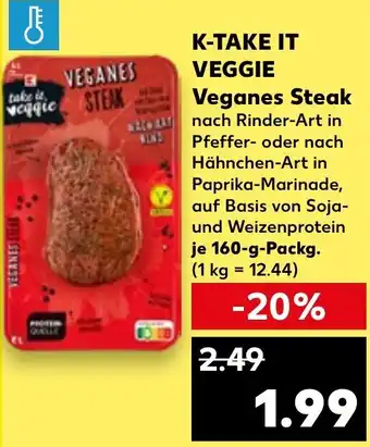 Kaufland K-TAKE IT VEGGIE Veganes Steak Angebot