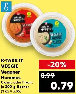 Kaufland K-TAKE IT VEGGIE Veganer Hummus Angebot
