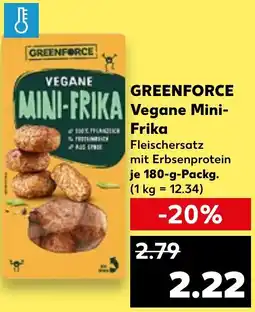 Kaufland GREENFORCE Vegane Mini Frika Angebot