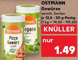 Kaufland OSTMANN Gewürze Angebot
