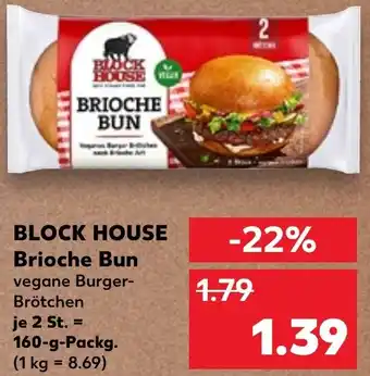 Kaufland BLOCK HOUSE Brioche Bun Angebot