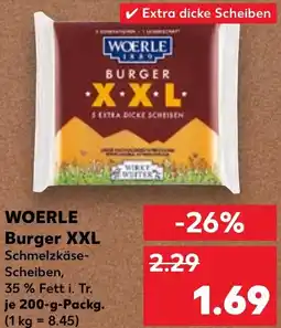 Kaufland WOERLE Burger XXL Angebot