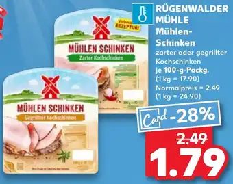 Kaufland RÜGENWALDER MÜHLE Mühlen Schinken Angebot