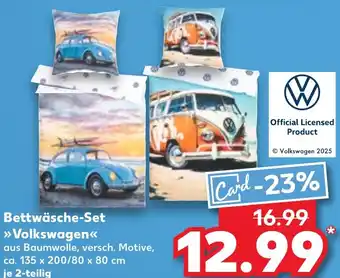 Kaufland Bettwäsche-Set Volkswagen Angebot