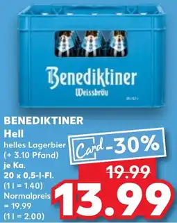 Kaufland BENEDIKTINER Hell Angebot