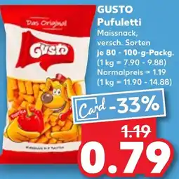 Kaufland GUSTO Pufuletti Angebot