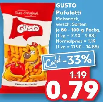 Kaufland GUSTO Pufuletti Angebot