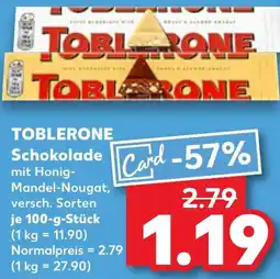Kaufland TOBLERONE Schokolade Angebot