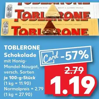 Kaufland TOBLERONE Schokolade Angebot