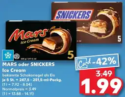 Kaufland MARS oder SNICKERS Ice Cream Angebot