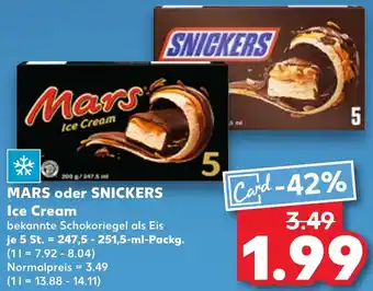 Kaufland MARS oder SNICKERS Ice Cream Angebot