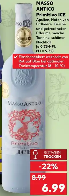 Kaufland MASSO ANTICO Primitivo ICE Angebot