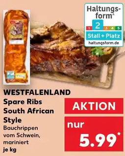 Kaufland WESTFALENLAND Spare Ribs South African Style Angebot