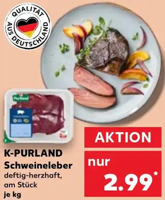 Kaufland K-PURLAND Schweineleber Angebot