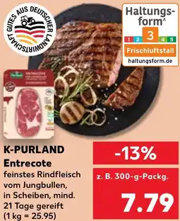 Kaufland K-PURLAND Entrecote Angebot